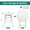 imageYITAHOME HeavyDuty 6ft Folding Table with Handle Portable Rectangle Folding Table for Easy Storage Ideal for Outdoors Camping Picnics Parties ampamp Indoor Events WhiteWhite