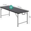 imageYITAHOME Ice Table 4FT Folding Ice Cooler Table with Drain and Detachable Skirt Portable Ice Tables for Parties BBQ Camping Picnic WhiteBlack