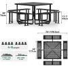 imageYITAHOME Ice Table 4FT Folding Ice Cooler Table with Drain and Detachable Skirt Portable Ice Tables for Parties BBQ Camping Picnic WhiteBlack
