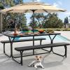imageYITAHOME Ice Table 4FT Folding Ice Cooler Table with Drain and Detachable Skirt Portable Ice Tables for Parties BBQ Camping Picnic WhiteBlack