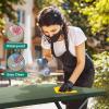 imageYITAHOME Ice Table 4FT Folding Ice Cooler Table with Drain and Detachable Skirt Portable Ice Tables for Parties BBQ Camping Picnic WhiteGreen