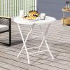 imageYITAHOME Ice Table 4FT Folding Ice Cooler Table with Drain and Detachable Skirt Portable Ice Tables for Parties BBQ Camping Picnic WhiteWhite