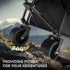 imageYITAHOME Large Collapsible Garden Cart wRemovable Canopy Heavy Duty Outdoor Foldable Garden Cart wRear Storage and Flexible Swivel Wheels for Shopping Picnic Camping SportsGreyBlack