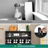 imageYITAHOME Large Shoe Storage Cabinet with 2 Flip Drawers for Entryway Shoe Cabinet with Shoe Storage Bench Hidden Narrow Shoe Rack with Doors Shoe Organizer Cabinet for Living Room BlackBlack