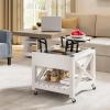 imageYITAHOME Lift Top Coffee Table with Wheels Farmhouse Square Coffee Tables for Living Room 2 Tier Small Coffee Table with Storage Compartment Rustic Wood Cocktail Table Dining Table Grey WashGrey Wash