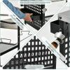 imageYITAHOME Outdoor Grill Table with Hooks and Side Handle Movable Outdoor Prep Table for Pizza Oven and BBQ Grill Cart Fit for Patio Garden Lawn Porch Kitchen Sliver and Black354D x 315W x 343H