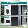 imageYITAHOME Package Delivery Boxes for Outside 189x15x354 inch Large Parcel Drop Box with Coded Lock AntiTheft Lockable Waterproof Parcel Storage Box for House Porch Curbside Black25H