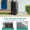 imageYITAHOME Package Delivery Boxes for Outside 189x15x354 inch Large Parcel Drop Box with Coded Lock AntiTheft Lockable Waterproof Parcel Storage Box for House Porch Curbside BlackExtra Large Drop Box35H