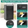 imageYITAHOME Package Delivery Boxes for Outside 189x15x354 inch Large Parcel Drop Box with Coded Lock AntiTheft Lockable Waterproof Parcel Storage Box for House Porch Curbside BlackExtra Large Drop Box35H
