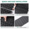 imageYITAHOME Plastic Interlocking Deck Tiles 20 Pack Waterproof Outdoor Flooring All Weather Use Durable ampamp SlipResistant Suitable for Patio Garden Deck Poolside Backyard 12x12 Inches Dark Grey