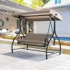 imageYITAHOME Porch Swing Bed 3Seats Outdoor Patio Swing Heavy Duty Swing ChairPorch Chair