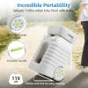 imageYITAHOME Portable Camping Sink 45 L Handwashing Station with Adjustable Wash Basin Soap Dispenser Metal Handle Large Wheels for Outdoor Travel Boat Gather Garden Worksite White45l Portable Sink