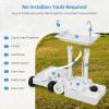 imageYITAHOME Portable Sink Camping30 L Hand Washing Station with 30 L Sewage Tank Rolling Wheels Soap Dispenser Towel Holder Ideal for Outdoor Travel RV Boat Camper TripperSinkSewage Tank