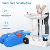 imageYITAHOME Portable Sink for Washing Hands and Water Tank 30L Portable Sink ampamp 106 Gallon Large Capacity Portable Water Holding Tank Odorless Tote for Camper Outdoor Indoor Travel Boat Gather