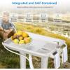 imageYITAHOME Portable Sink for Washing Hands and Water Tank 30L Portable Sink ampamp 106 Gallon Large Capacity Portable Water Holding Tank Odorless Tote for Camper Outdoor Indoor Travel Boat Gather