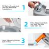 imageYITAHOME Portable Toilet Camping Porta Potty 58 Gallon with Diagonal Deepened and Enlargerd Bowl Hand Sprayer Level Indicator Carry Bag Portable Toilet for Adults RV Travel Boat and TripsStandard Seat