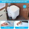 imageYITAHOME Portable Toilet Camping Porta Potty 58 Gallon with Diagonal Deepened and Enlargerd Bowl Hand Sprayer Level Indicator Carry Bag Portable Toilet for Adults RV Travel Boat and TripsExtended Diagonal Seat Sprayer
