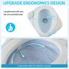 imageYITAHOME Portable Toilet Camping Porta Potty 58 Gallon with Diagonal Deepened and Enlargerd Bowl Hand Sprayer Level Indicator Carry Bag Portable Toilet for Adults RV Travel Boat and TripsExtended Diagonal Seat Sprayer