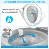 imageYITAHOME Portable Toilet Camping Porta Potty 58 Gallon with Diagonal Deepened and Enlargerd Bowl Hand Sprayer Level Indicator Carry Bag Portable Toilet for Adults RV Travel Boat and TripsExtended Diagonal SeatBagSprayer
