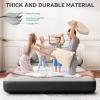 imageYITAHOME Queen Size Inflatable Sofa Bed with Headboard and Pump Convertible Blow Up Couch 2in1 Black Air Sofa Bed for Home Camping and Guests Black