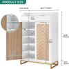 imageYITAHOME Shoe Cabinet Storage for Entryway 5Tier Shoe Cabinet with Drawer Large Capacity Entryway Shoe Storage Cabinet for HallwayCloset ampamp Living RoomWhite