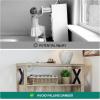 imageYITAHOME Shoe Cabinet with 2 Flip Drawers Entryway Shoe Storage Cabinet with Open Shelves Free Standing Hidden Shoe Rack Storage Organizer for EntrywayHallwayCloset BrownOld Oak