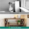 imageYITAHOME Shoe Cabinet with 2 Flip Drawers Entryway Shoe Storage Cabinet with Open Shelves Free Standing Hidden Shoe Rack Storage Organizer for EntrywayHallwayCloset BrownBrown