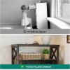 imageYITAHOME Shoe Cabinet with 2 Flip Drawers Entryway Shoe Storage Cabinet with Open Shelves Free Standing Hidden Shoe Rack Storage Organizer for EntrywayHallwayCloset BrownDark Rustic Oak
