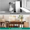 imageYITAHOME Shoe Cabinet with Doors Farmhouse 5Tier Shoe Storage Cabinet for Entryway Large Capacity Wooden Shoes Rack Organizer for EntrywayHallwayCloset BrownBrown