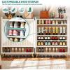 imageYITAHOME Shoe Cabinets5Tier White Shoe Storage Cabinet with Doors Modern Freestanding Wood Shoe Organizer Cabinet for Living Room Bedroom Hallway Entryway WhiteampampGold
