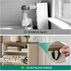 imageYITAHOME Wooden Shoe Cabinet with Doors 6Tier Shoe Storage Cabinet with Adjustable Shelves Farmhouse Shoe Cabinet for Entryway Shoes Rack Organizer Cabinet Off WhiteOff White