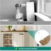 imageYITAHOME Wooden Shoe Cabinet with Doors 6Tier Shoe Storage Cabinet with Adjustable Shelves Farmhouse Shoe Cabinet for Entryway Shoes Rack Organizer Cabinet Off WhiteOff White