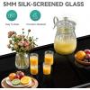 imageYITAHOME XL Outdoor Kitchen Wicker Island Rolling Cart Bar Table ampamp Storage Cabinet Wheels and Plastic Wood Extended Table Top Double Handle for Patio Kitchen or Bar CartLight Yellow GradientLight Brown