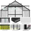 imageYITAHOME10x7x7 Greenhouses Large Walkin Green House Heavy Duty Tunnel Green Houses Outdoor Portable Plant Gardening Upgraded Galvanized Steel Frame Zipper Doors 5 Crossbars GardenBlack