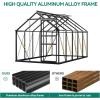imageYITAHOME10x7x7 Greenhouses Large Walkin Green House Heavy Duty Tunnel Green Houses Outdoor Portable Plant Gardening Upgraded Galvanized Steel Frame Zipper Doors 5 Crossbars GardenBlack