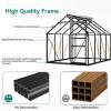 imageYITAHOME10x7x7 Greenhouses Large Walkin Green House Heavy Duty Tunnel Green Houses Outdoor Portable Plant Gardening Upgraded Galvanized Steel Frame Zipper Doors 5 Crossbars GardenMatte Black