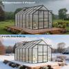 imageYITAHOME10x7x7 Greenhouses Large Walkin Green House Heavy Duty Tunnel Green Houses Outdoor Portable Plant Gardening Upgraded Galvanized Steel Frame Zipper Doors 5 Crossbars GardenBlack