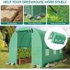 imageYITAHOME10x7x7 Greenhouses Large Walkin Green House Heavy Duty Tunnel Green Houses Outdoor Portable Plant Gardening Upgraded Galvanized Steel Frame Zipper Doors 5 Crossbars GardenGreenhouse