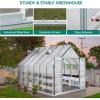 imageYITAHOME10x7x7 Greenhouses Large Walkin Green House Heavy Duty Tunnel Green Houses Outdoor Portable Plant Gardening Upgraded Galvanized Steel Frame Zipper Doors 5 Crossbars Gardensliver