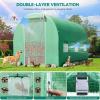 imageYITAHOME10x7x7 Greenhouses Large Walkin Green House Heavy Duty Tunnel Green Houses Outdoor Portable Plant Gardening Upgraded Galvanized Steel Frame Zipper Doors 5 Crossbars GardenGreenhouse