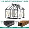 imageYITAHOME10x7x7 Greenhouses Large Walkin Green House Heavy Duty Tunnel Green Houses Outdoor Portable Plant Gardening Upgraded Galvanized Steel Frame Zipper Doors 5 Crossbars GardenBlack
