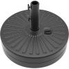 imageYITAHOME 20 50LB Capacity Patio Umbrella Base Heavy Duty Market Table Umbrella Stand Water or Stand Easy Filled Outdoor Round Base Refillable HighDensity HDPE for Lawn Deck or Pool Black