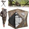 imageYITAHOME 360 See Through Ground Blind for Deer Hunting 23 ampamp 34 Person Popup With TriLeg Chair Silent Magnetic Zipper Door and Carrying Bag