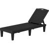 imageYITAHOME Chaise Outdoor Lounge Chairs with Adjustable Backrest MultiFunctional Patio Loungers Easy Assembly ampamp Lightweight Waterproof Poolside Chaise Lounge with 265lbs Capacity Set of 2 TaupeBlack