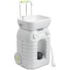 imageYITAHOME Portable Camping Sink 45 L Handwashing Station with Adjustable Wash Basin Soap Dispenser Metal Handle Large Wheels for Outdoor Travel Boat Gather Garden Worksite White45l Portable Sink