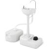 imageYITAHOME Portable Sink Camping Hand Washing Station with 17 L Wash Basin Stand and Carry Bag Rolling Wheels Soap Dispenser Towel Holder for Outdoor Travel Boat Gather Garden WorksiteSinkSewage Tank