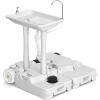 imageYITAHOME Portable Sink Camping30 L Hand Washing Station with 30 L Sewage Tank Rolling Wheels Soap Dispenser Towel Holder Ideal for Outdoor Travel RV Boat Camper TripperSinkSewage Tank