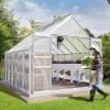 imageYITAHOME10x7x7 Greenhouses Large Walkin Green House Heavy Duty Tunnel Green Houses Outdoor Portable Plant Gardening Upgraded Galvanized Steel Frame Zipper Doors 5 Crossbars Gardensliver