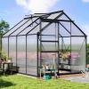 imageYITAHOME10x7x7 Greenhouses Large Walkin Green House Heavy Duty Tunnel Green Houses Outdoor Portable Plant Gardening Upgraded Galvanized Steel Frame Zipper Doors 5 Crossbars GardenBlack