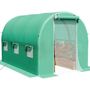 imageYITAHOME 10x65x65ft Greenhouses Large Walkin Green House Heavy Duty Tunnel Green Houses Outdoor Portable Plant Gardening Upgraded Galvanized Steel Frame Zipper Doors 5 Crossbars Garden WhiteGreen